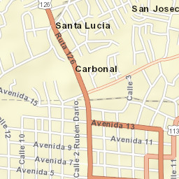 Heredia Street Map