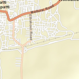 Andippatti Street Map
