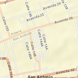 San Antonio Street Map