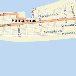 Puntarenas Street Map