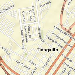 Tinaquillo Street Map