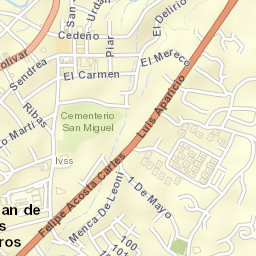 San Juan de los Morros Street Map