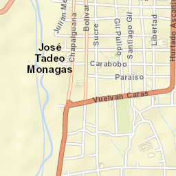 Altagracia de Orituco Street Map