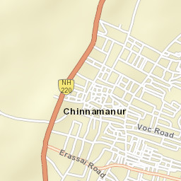 Chinnamanur Street Map