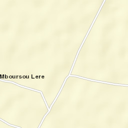 Mboursou Léré Street Map