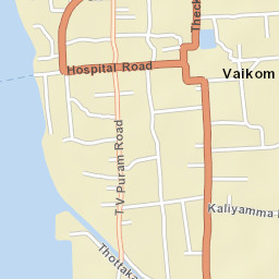 Vaikam Street Map