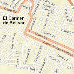 El Carmen de Bolívar Street Map
