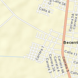Becerril Street Map