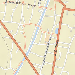 Shertallai Street Map