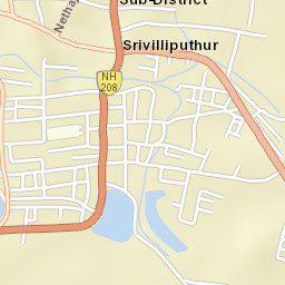 Srivilliputhur Street Map