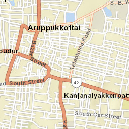 Aruppukkottai Street Map