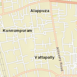 Alappuzha Street Map