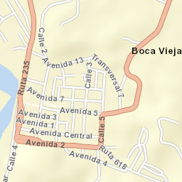 Quepos Street Map