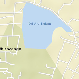 Kilinochchi District Street Map