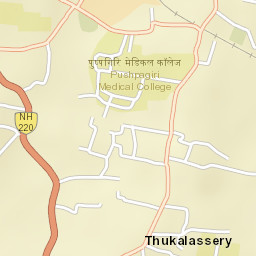 Tiruvalla Street Map