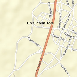 Los Palmitos Street Map