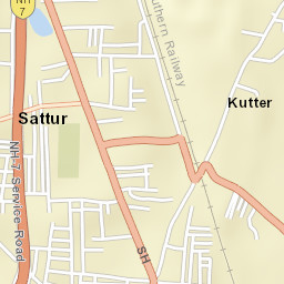 Sattur Street Map