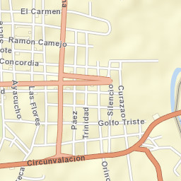 Zaraza Street Map