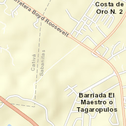 Sabanitas Street Map