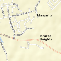 Las Margaritas Street Map