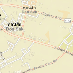 Don Sak Street Map