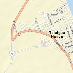 Talaigua Nuevo Street Map