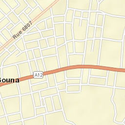 Bouna Street Map