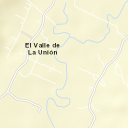 El Valle de la Unión Street Map