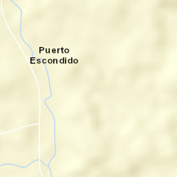 Puerto Escondido Street Map