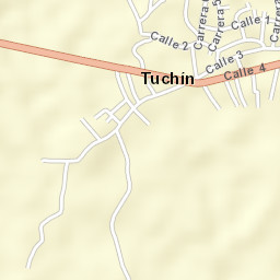 Tuchín Street Map