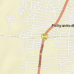 Puliyangudi Street Map