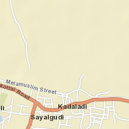 Sayalkudi Street Map