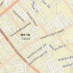Surat Thani Street Map