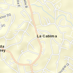 La Cabima Street Map
