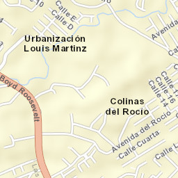 Las Cumbres Street Map