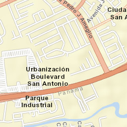 Juan Díaz Street Map