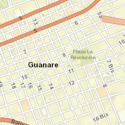 Guanare Street Map