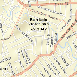 Río Abajo Street Map