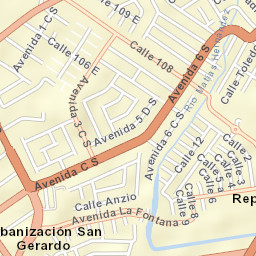 Parque Lefevre Street Map