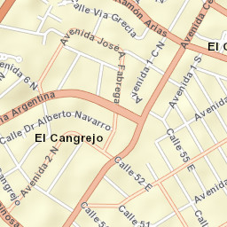 Panamá Street Map
