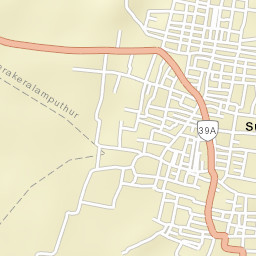 Surandai Street Map