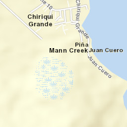 Chiriquí Grande Street Map