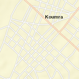 Koumra Street Map