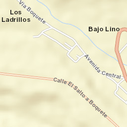 Los Naranjos Street Map
