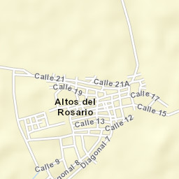 Altos del Rosario Street Map