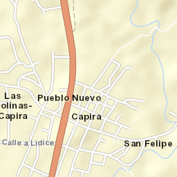 Capira Street Map