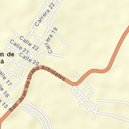 San Juan de Urabá Street Map
