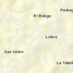 Lídice Street Map