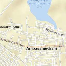 Ambasamudram Street Map