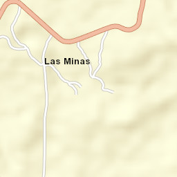 Las Minas Street Map